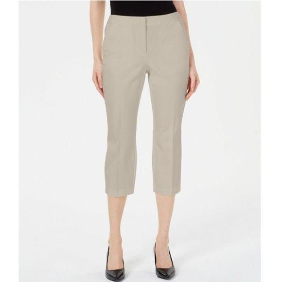 ALFANI Invisible Zipper Capri Pants - Picture 1 of 5